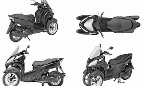 Yamaha Patenkan Wajah Anyar Skutik Roda Tiga Tricity