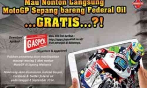 Ikuti Photo Competition Federal Oil, Menangkan Nonton Gratis MotoGP Sepang!