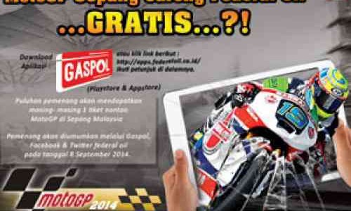 Mau Nonton Langsung MotoGP Sepang Bareng Federal Oil GRATIS??