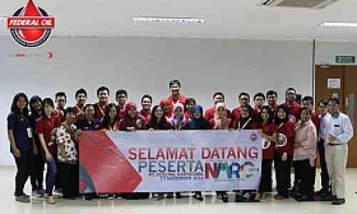 Peserta National Marketing Research Competition Sambangi Pabrik Federal Oil