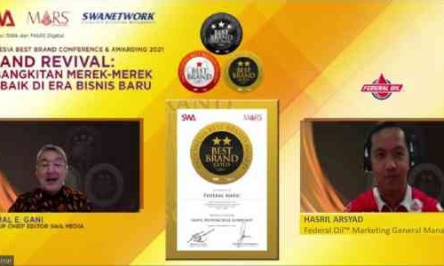 Jadi Solusi Pengguna Motor Matic, Federal Matic Raih Best Brand Award 2021